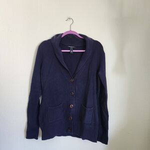Lucky Brand Deep Blue Cardigan